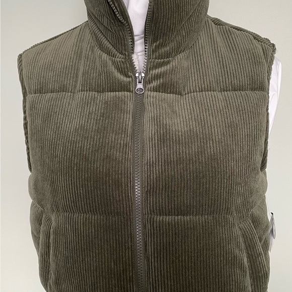 Ci Sono Jackets & Blazers - Ci Sono Olive Faux Fur Lined Vest